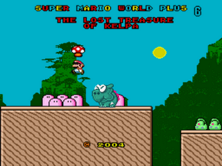 Super Mario World Plus 6 - The Lost Treasure of Kelpa (Demo 2) Title Screen